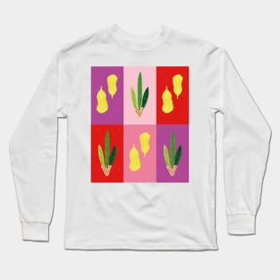 Lulav &amp; Etrog Camden Passage Pop Art Grid Long Sleeve T-Shirt